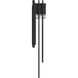 Cascade LED 18 inch Textured Black Outdoor Sconce